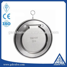 stainless steel single plate wafer check valve